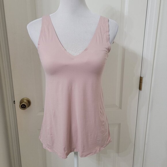 Soma Size L Enbliss Tank with Built-In Bra Shapewear in Adobe Rose Color, NEW - Picture 1 of 11